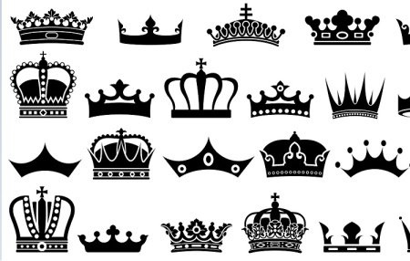 وکتور تاج png برای ادیت فتوشاپ