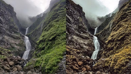 مجموعه پریست فتوشاپ تم سبز تیره Moody Dark Green