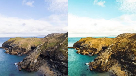 دانلود پریست فتوشاپ با تم سبز تیره Moody Dark Green