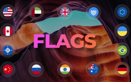 پروژه افتر افکت پرچم های متحرک Flags