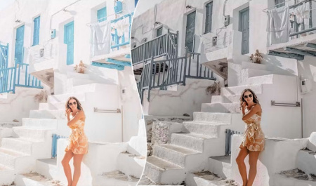 اکشن فتوشاپ تم خاکستری Bright Grey