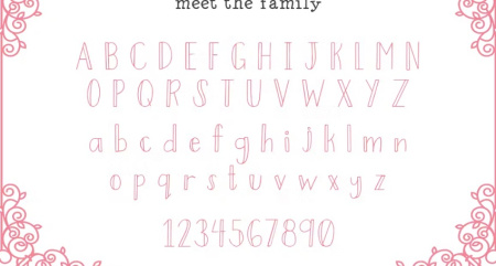 فونت انگلیسی توخالی Hollow Font