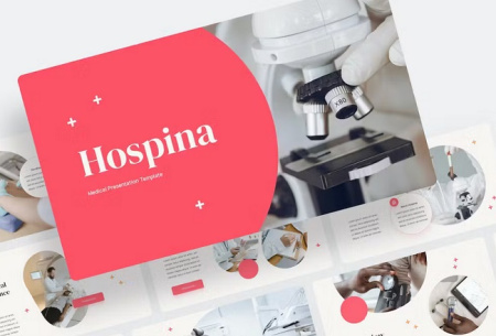 قالب پاورپوینت بیماری Hospina