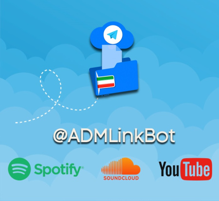 ربات ایرانی ADMLinkbotبرای دانلود نیم بها از تلگرام