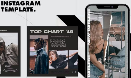 مجموعه قالب های آماده اینستاگرام Instagram Template