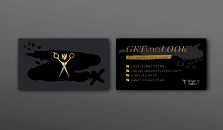 دانلود کارت ویزیت لاکچری آرایشگاه مردانه