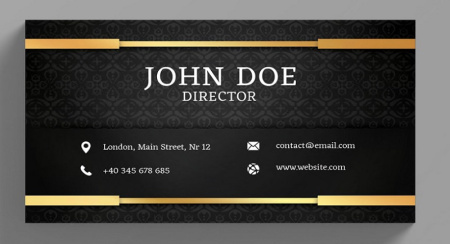 کارت ویزیت برای ارایشگاه مردانه