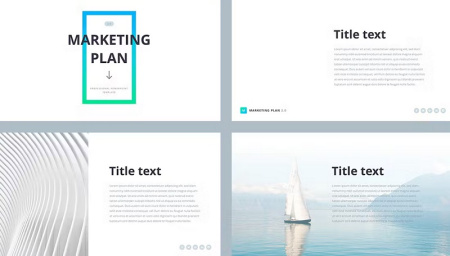 دانلود قالب پاورپوینت بیزینس پلن Marketing Plan