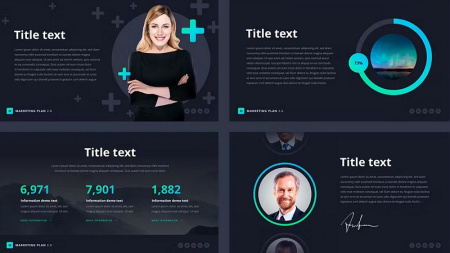 تم پاورپوینت بیزینس پلن Marketing Plan
