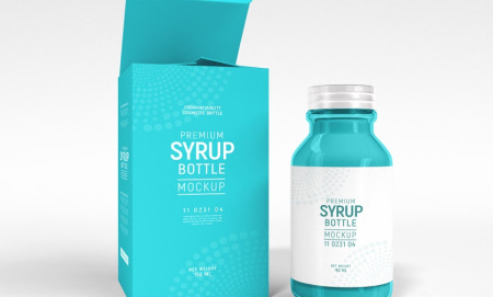 موکاپ جعبه دارو