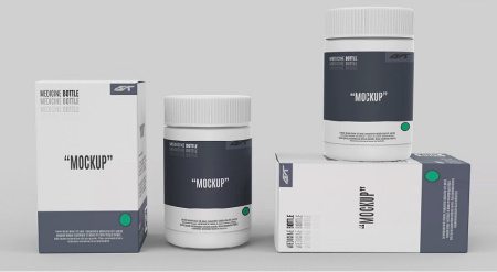 موکاپ قوطی دارو