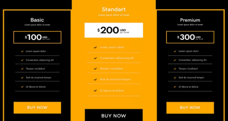 طرح لایه باز لیست قیمت محصولات Price list