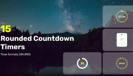 دانلود پروژه افتر افکت شمارش معکوس دایره ای