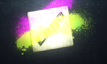 دانلود پروژه افتر افکت نمایش لوگو اسپری Spray Logo