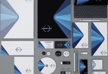 دانلود فایل لایه باز ست اداری کامل Big stationery