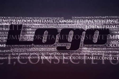 پروژه افتر افکت لوگو با خطوط چندگانه Text Strokes Logo