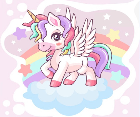 وکتور رنگین کمان تک شاخ