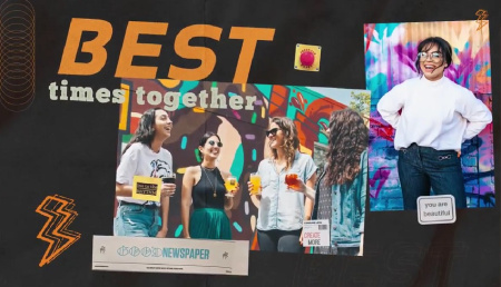 پروژه افتر افکت پرزنتیشن با تم قدیمی Vintage Hype