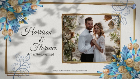 پروژه افتر افکت دعوت عروسی زیبا Wedding Invitation