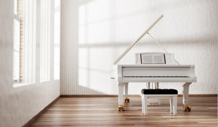 عکس پیانو سفید و گران