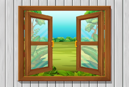 وکتور پنجره کارتونی windows set