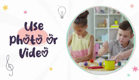 پروژه آماده افتر افكت اسلايدشو كودكانه Kids Slideshow