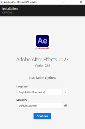 دریافت برنامه افتر افکت جدید از جی اف ایکس دانلود