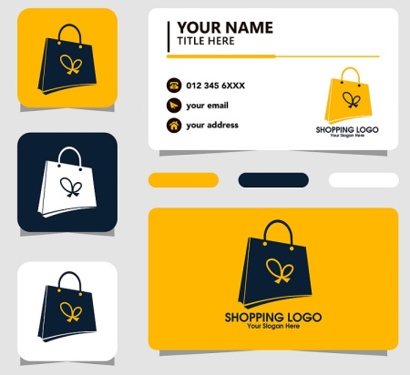 نمونه طرح لایه باز کارت ویزیت کیف جدید