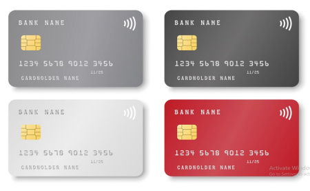 وکتور کارت بانکی