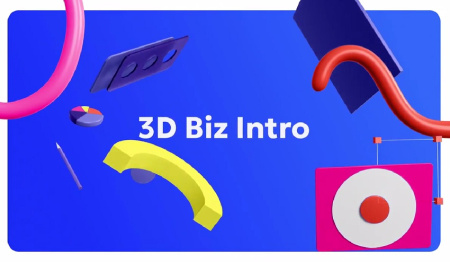 دانلود پروژه افتر افکت استارت فیلم سه بعدی 3D Biz Intro
