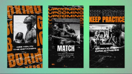 پروژه افتر افکت 6 استوری اینستاگرام اسپرت Boxier Sport