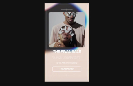 پروژه آماده پریمیر 6 استوری اینستاگرام مینیمال Chromatica