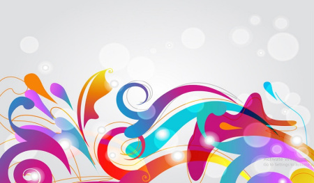 وکتور پس زمینه رنگارنگ انتزاعی colorful background