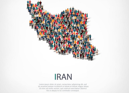 2 طرح گرافیکی نقشه ایران