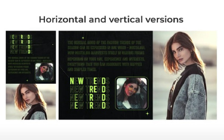 پروژه افتر افکت اسلایدشو فشن Fashion Slide And Stories