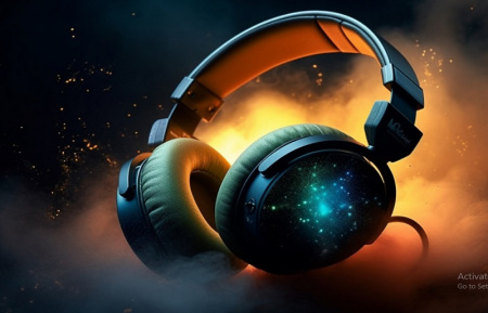 عکس هدفون برای پس زمینه