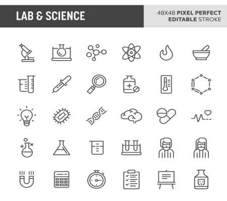 دانلود 50 آیکون آزمایشگاه laboratory icon