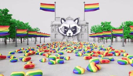 پروژه آماده پریمیر لوگوی سه بعدی LGBTQ 3D Pride Logo