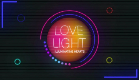 پروژه افتر افکت اینترو لوگو نئونی Neon Love Light Intro