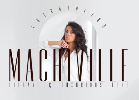 دانلود فونت انگلیسی Machiville