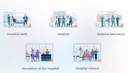 پروژه آماده افتر افکت موشن گرافیک مفاهیم پزشکی Medical Facilities