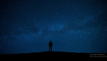 پروفایل عکس آسمان شب با کیفیت بالا