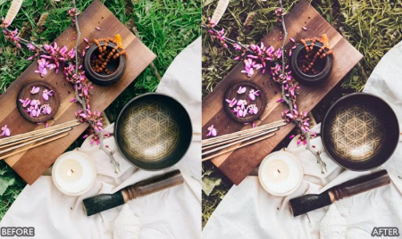 پریست فتوشاپ تم رنگی طبیعت