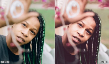 پریست فتوشاپ حرفه ای عروسی رنگ فضای باز