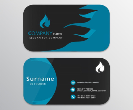 دانلود طرح لایه باز کارت ویزیت تعویض روغنی