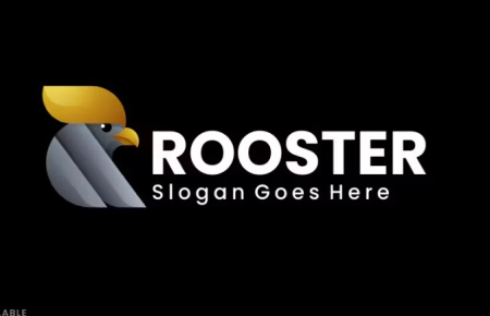 دانلود لوگو لایه باز با طرح خروس Rooster Logo