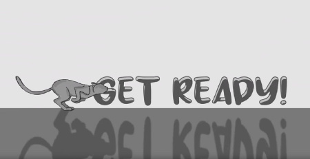 پروژه آماده افتر افکت لوگو با گربه Running Cat Logo