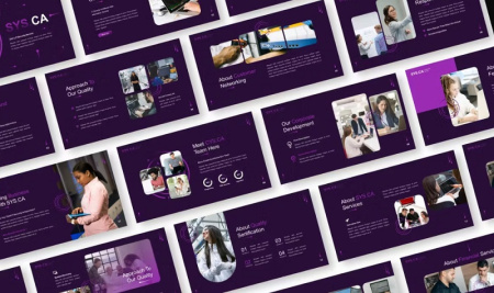 قالب پاورپوینت امنیت اطلاعات Sysca IT Security
