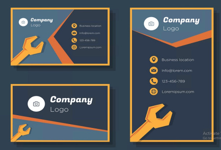 طراحی کارت ویزیت ابزار فروشی