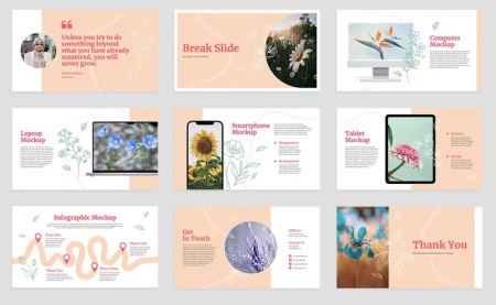 قالب پاورپوینت بهار Spring Multipurpose